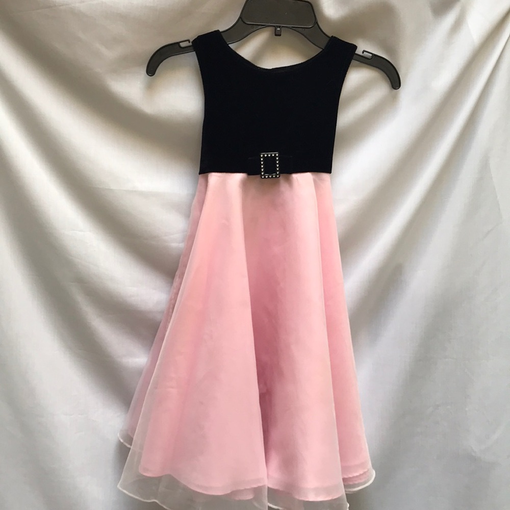 Perfectly Dressed Black & Pink Dress with Jacket